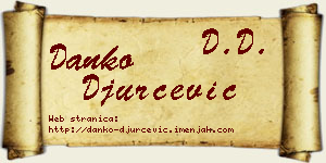 Danko Đurčević vizit kartica